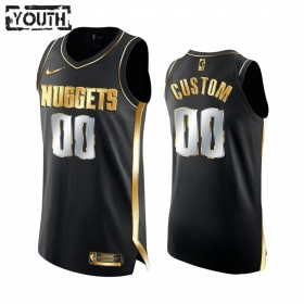 Denver Nuggets Custom 2020-21 Musta Golden Edition Pelipaidat Swingman - Lasten